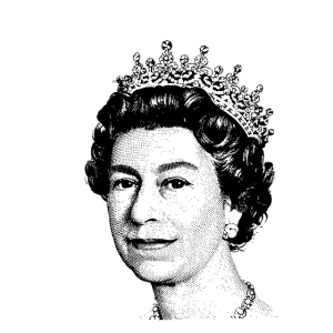 Queen of England Portrait